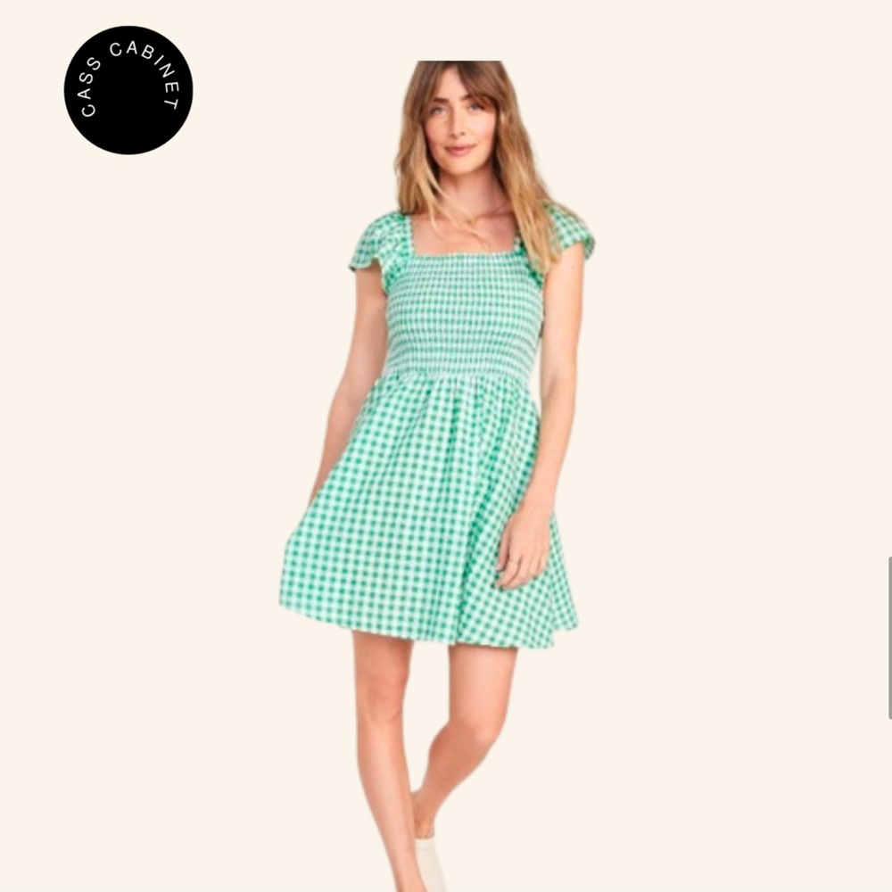 Old navy gingham pattern NWT dress